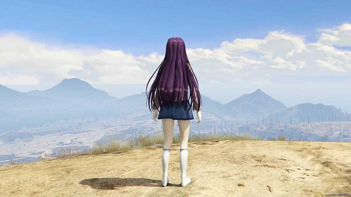 Юри из Doki Doki Literature Club / GTA 5