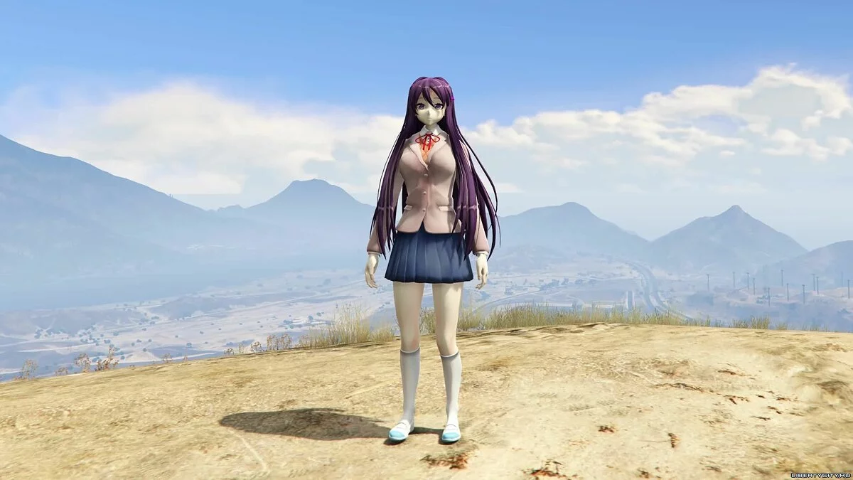 Юри из Doki Doki Literature Club / GTA 5