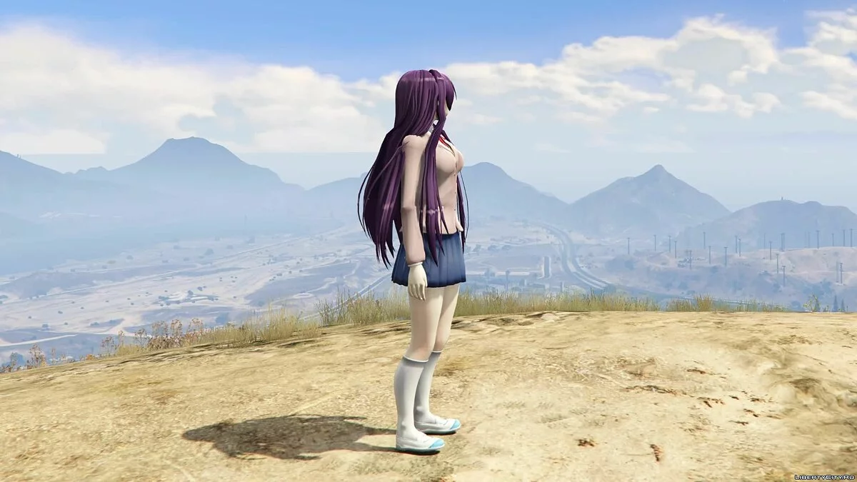 Юри из Doki Doki Literature Club / GTA 5
