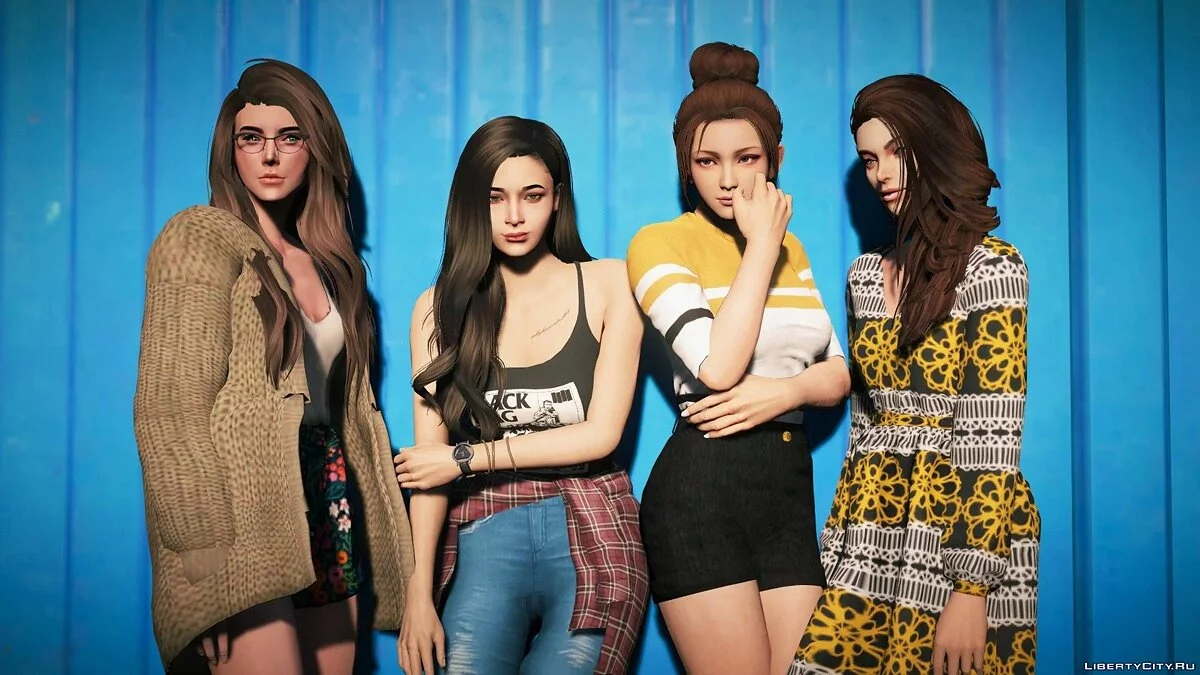 Ада Вонг в повседневной одежде [Add-On Ped | Replace] v1.1 / GTA 5