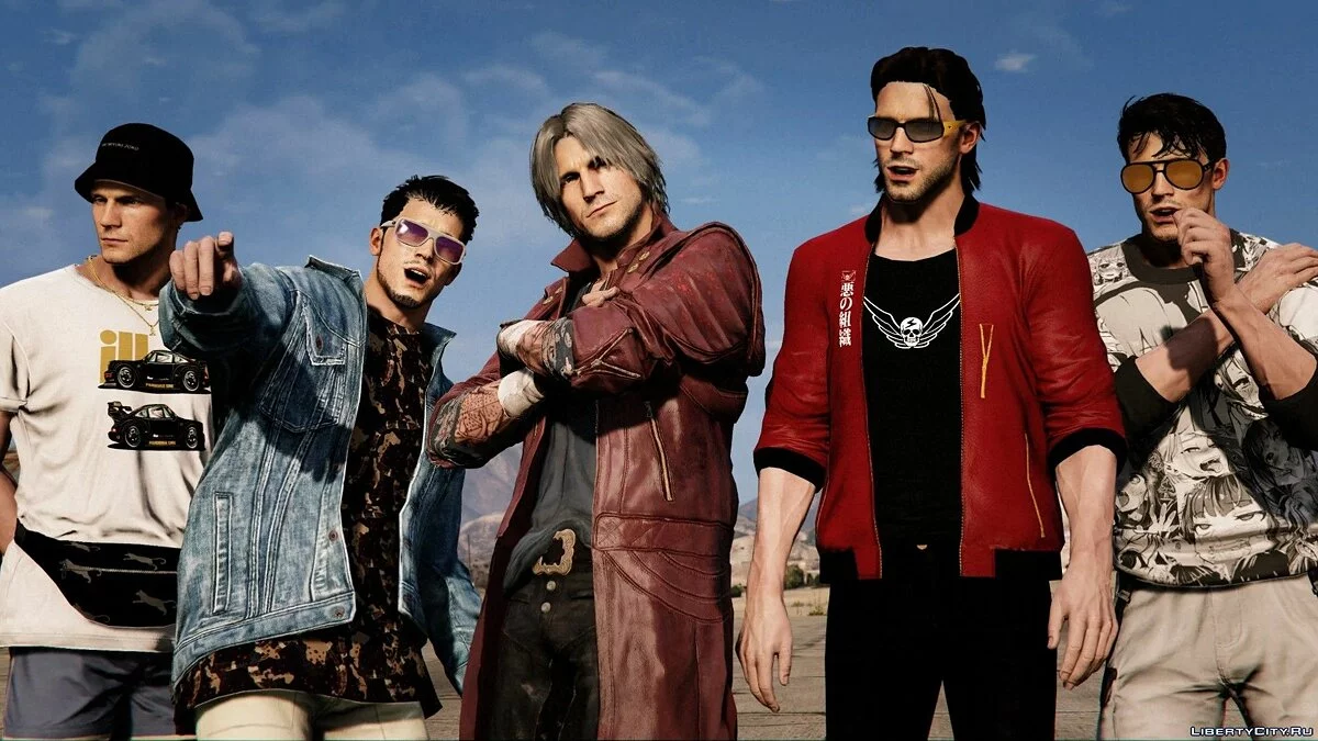 Данте из Devil May Cry 5 / GTA 5
