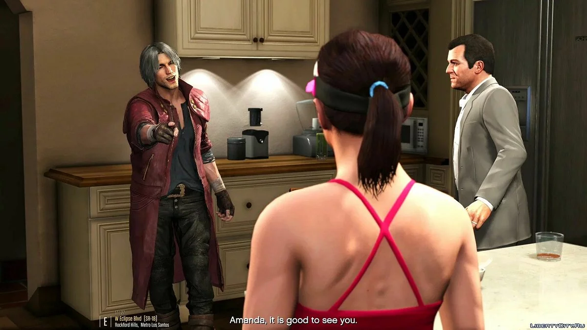 Данте из Devil May Cry 5 / GTA 5