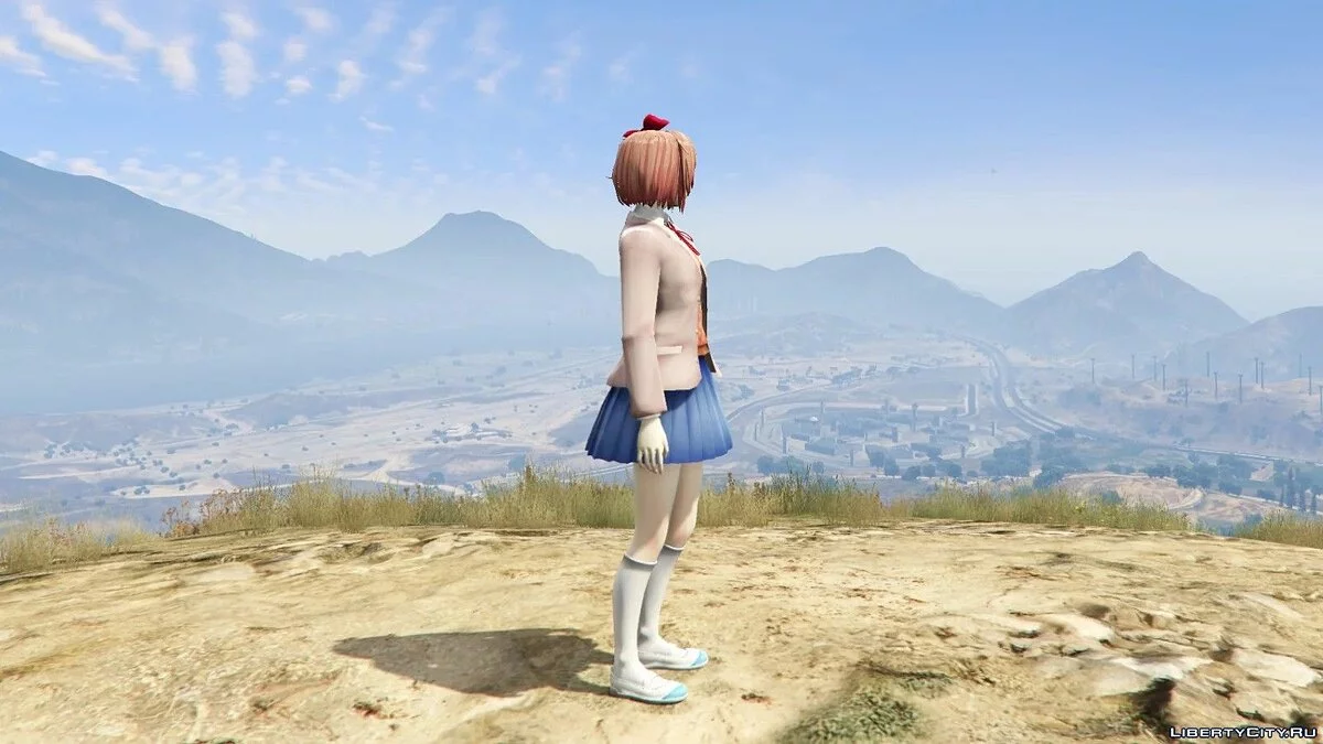 Саёри из Doki Doki Literature Club / GTA 5