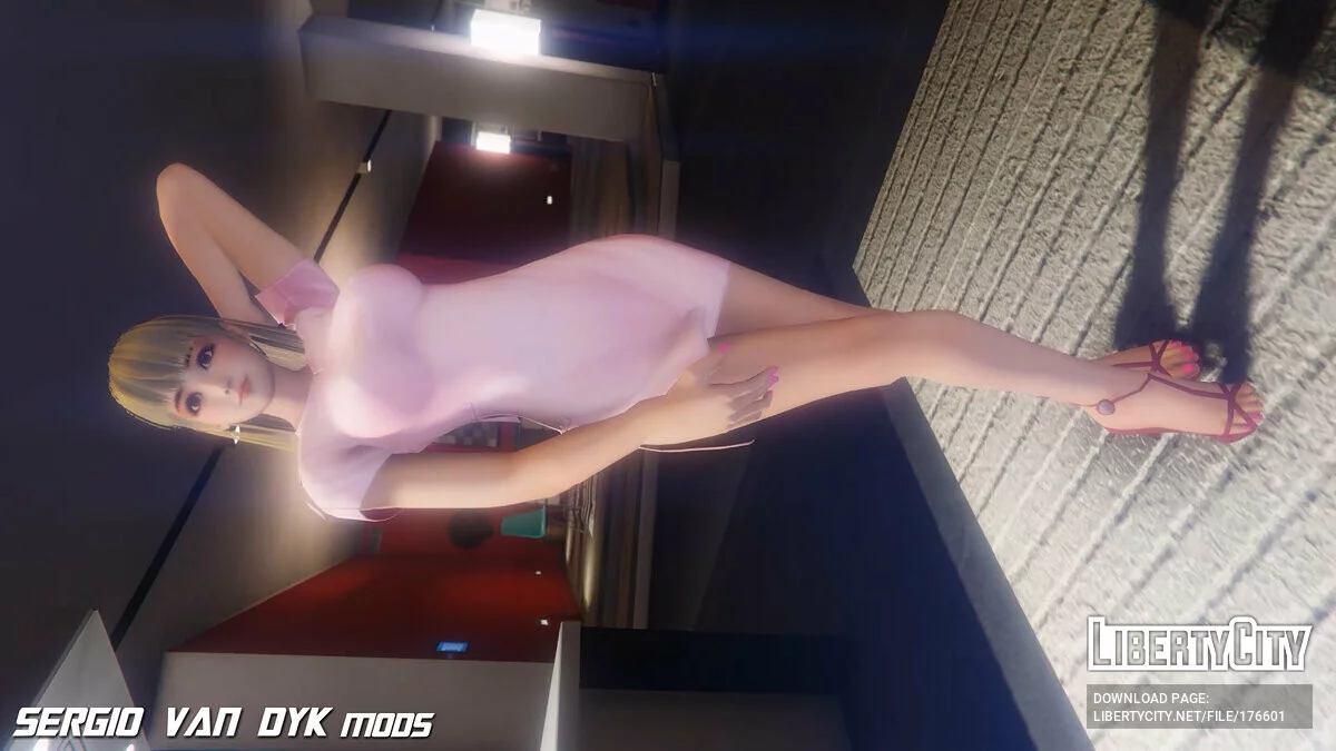 Наотора Ли в костюме медсестры / GTA 5