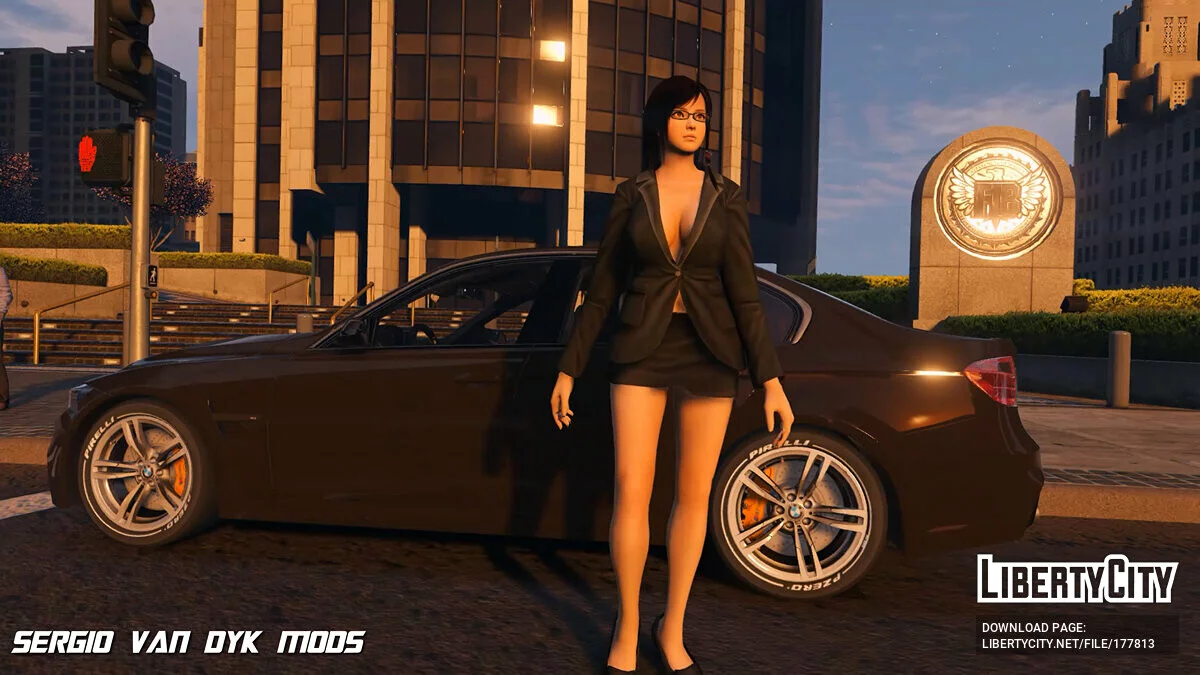 Кокоро в офисной одежде / GTA 5