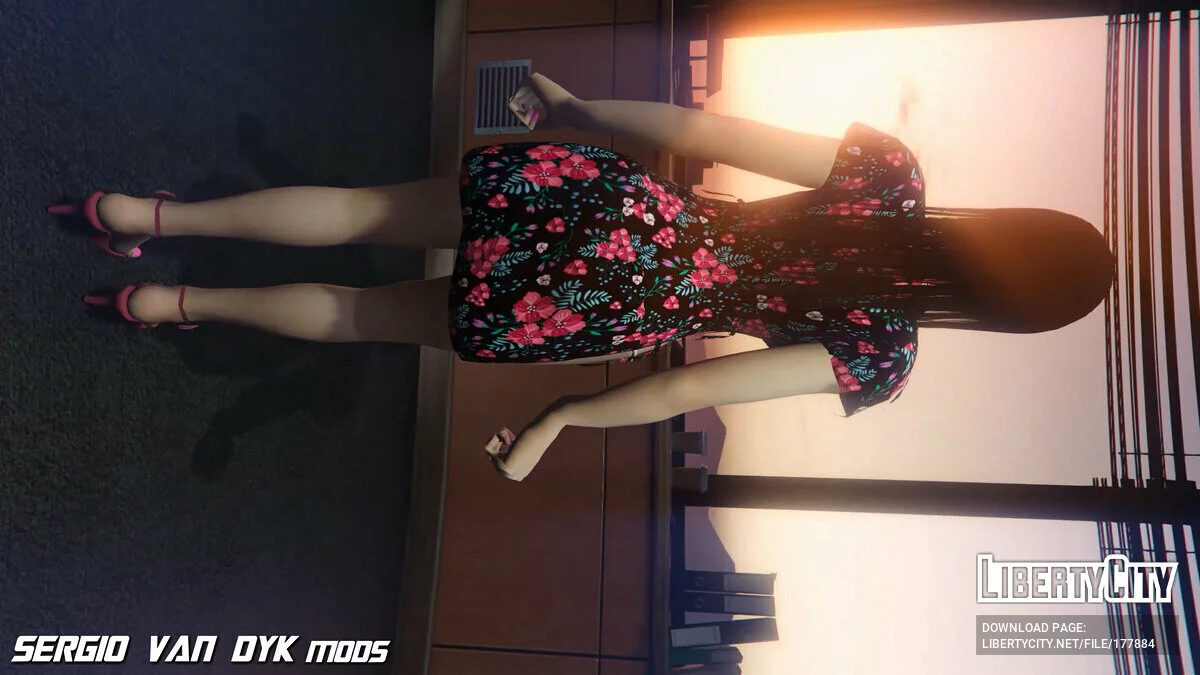 Кокоро в платье / GTA 5