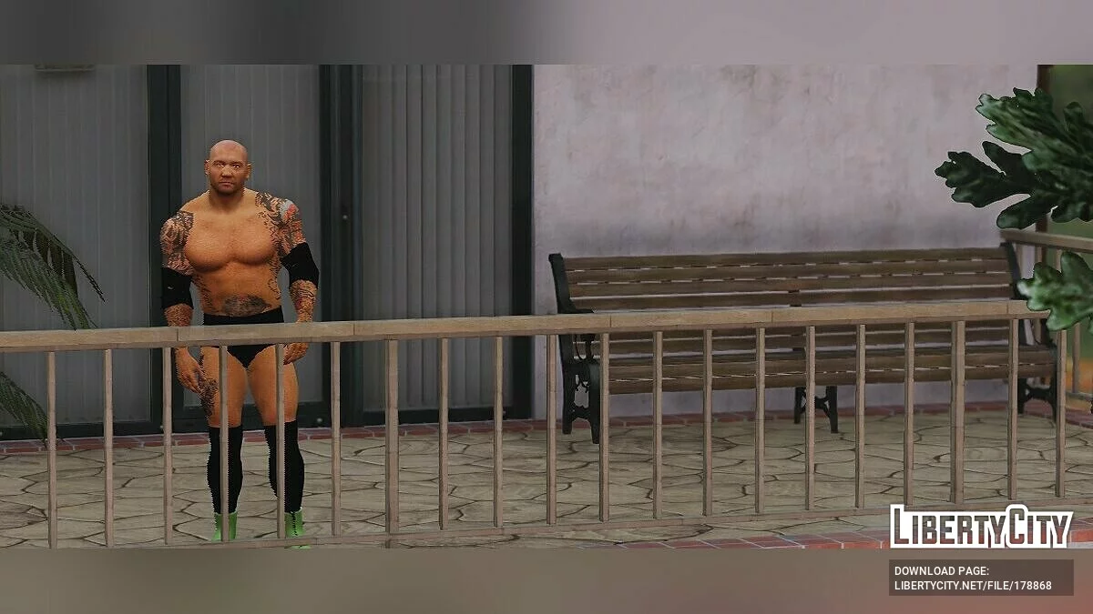 Батиста из WWE2k22 / GTA 5