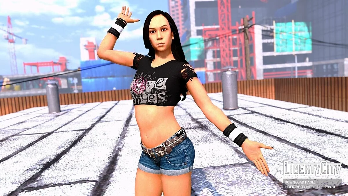 Эй Джей Ли из WWE2k15 / GTA 5