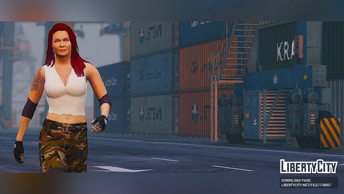 Лита из WWE2k20 / GTA 5