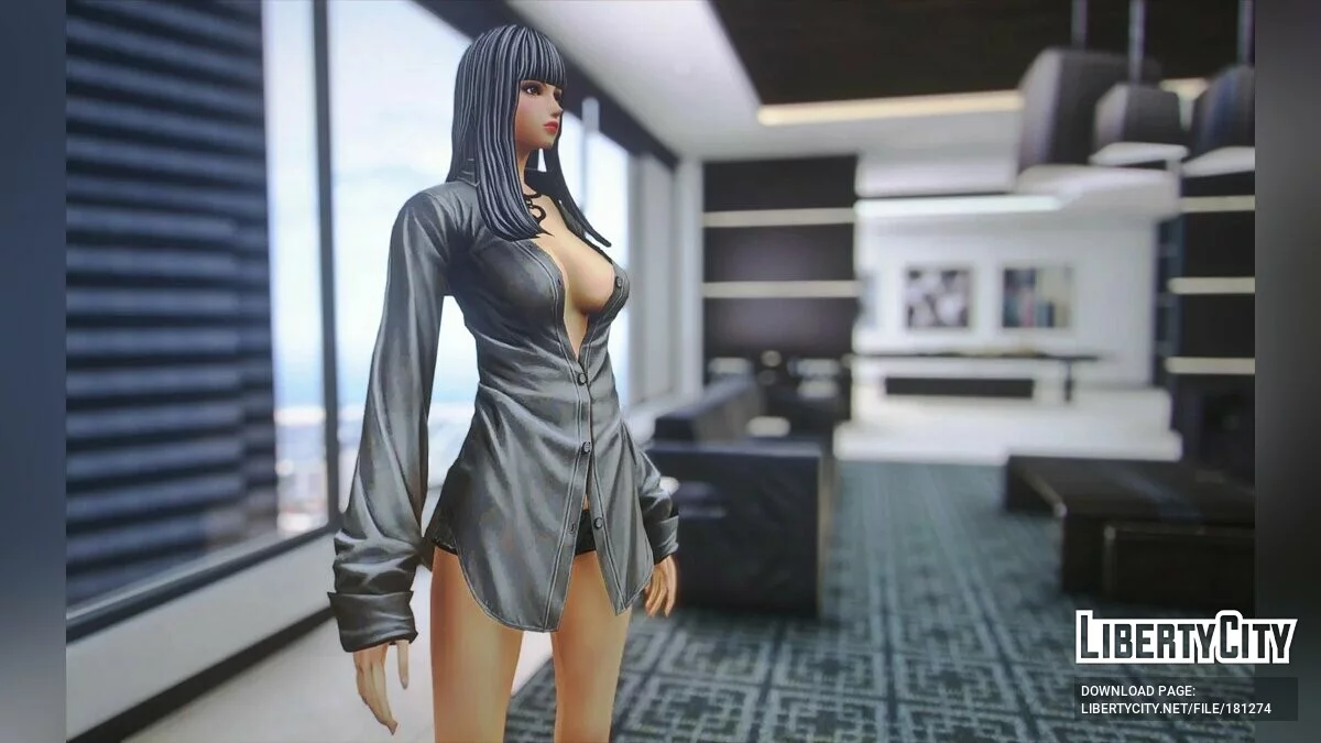 Девушка в длинном платье v1.0 / GTA 5