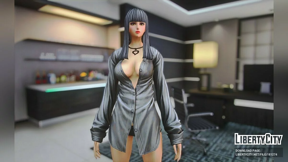 Девушка в длинном платье v1.0 / GTA 5