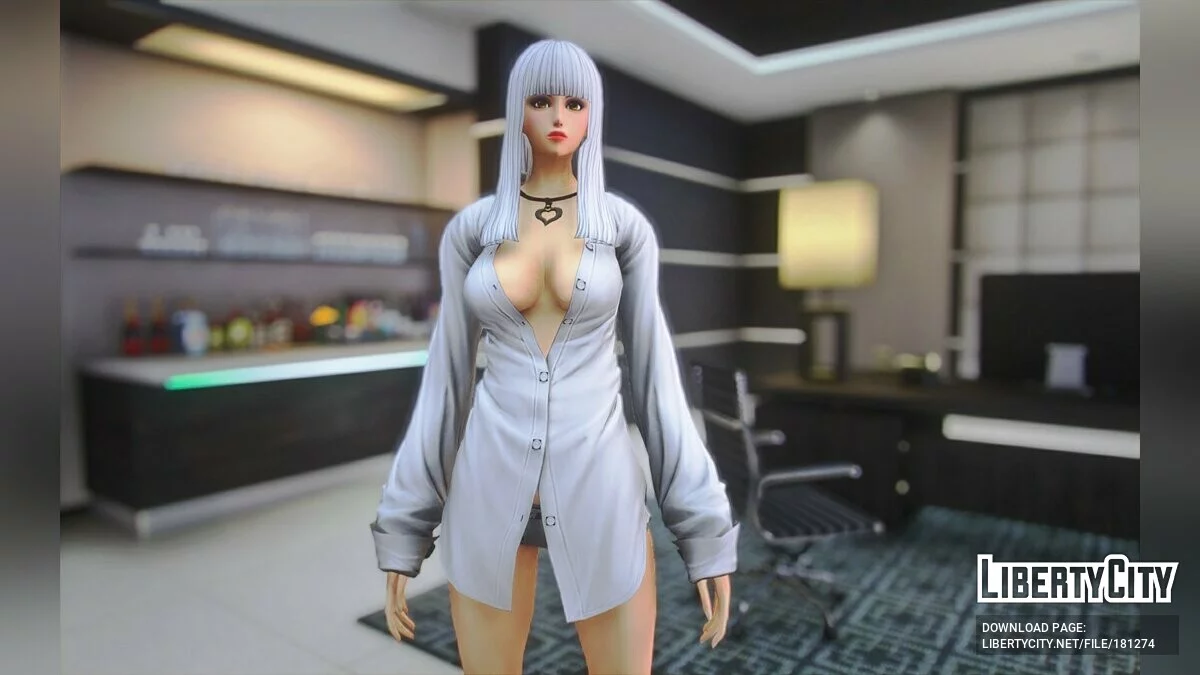 Девушка в длинном платье v1.0 / GTA 5