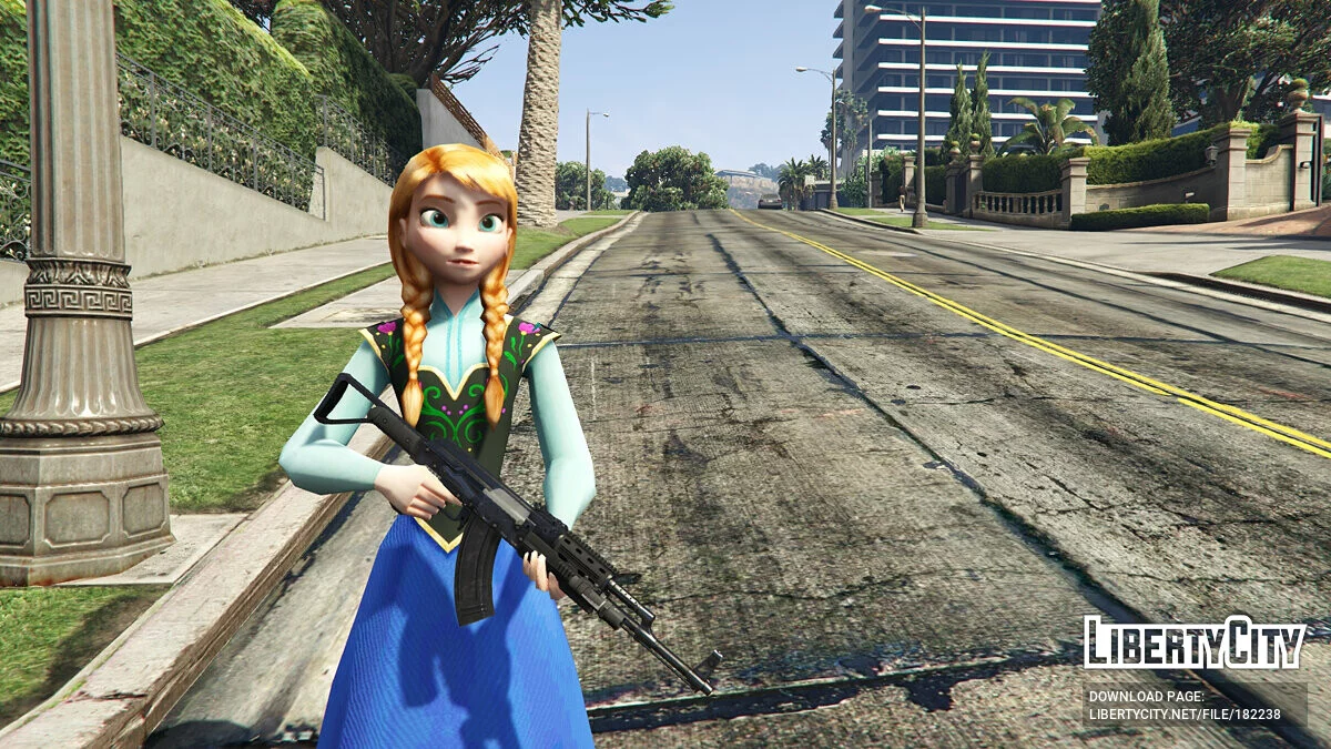 Анна из Frozen v0.1 / GTA 5