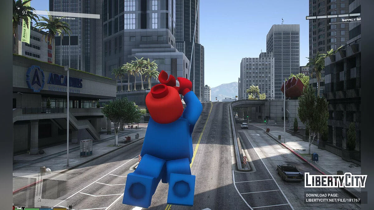 Lego Человек-паук v1.0 / GTA 5