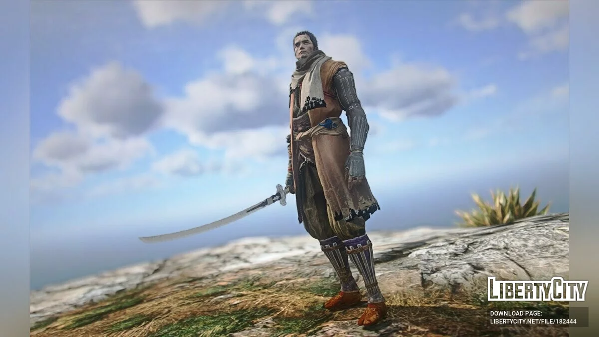 Волк из Sekiro: Shadows Die Twice v1.0 / GTA 5