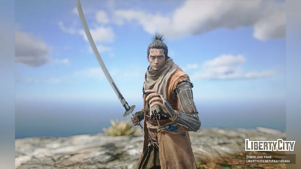 Волк из Sekiro: Shadows Die Twice v1.0 / GTA 5