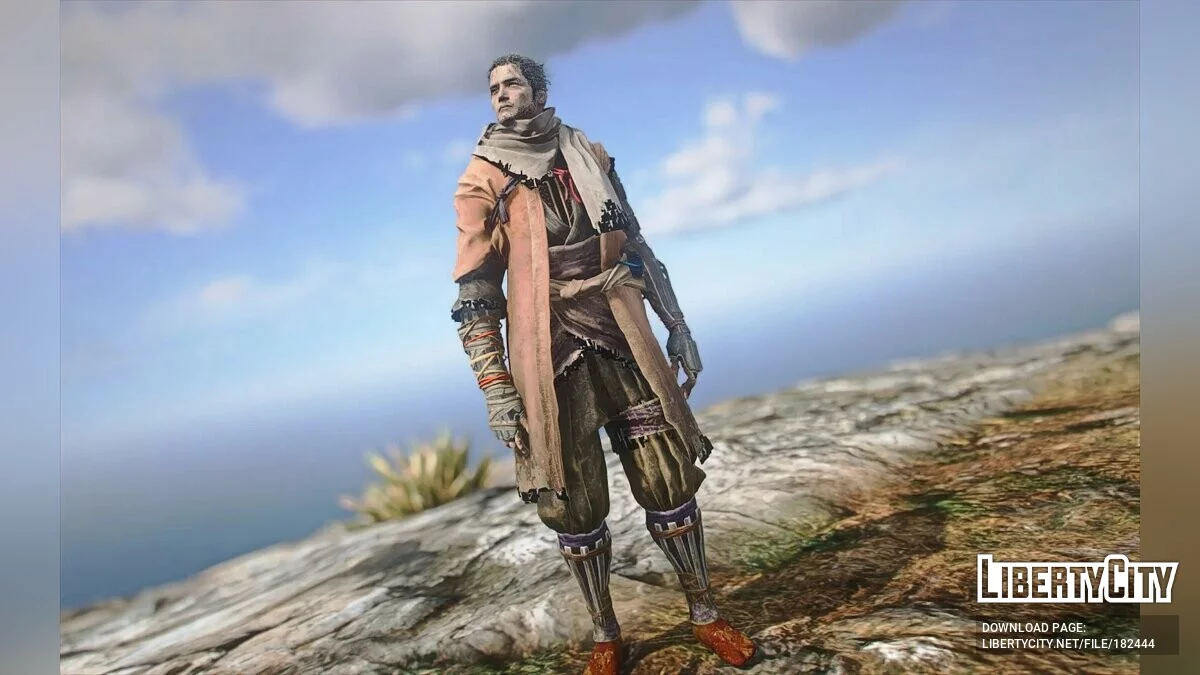 Волк из Sekiro: Shadows Die Twice v1.0 / GTA 5