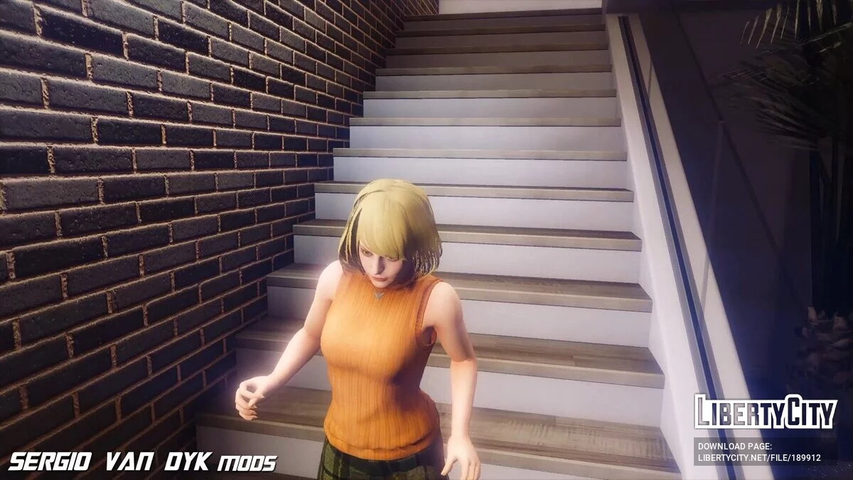 Эшли Грэм из ремейка Resident Evil 4 / GTA 5