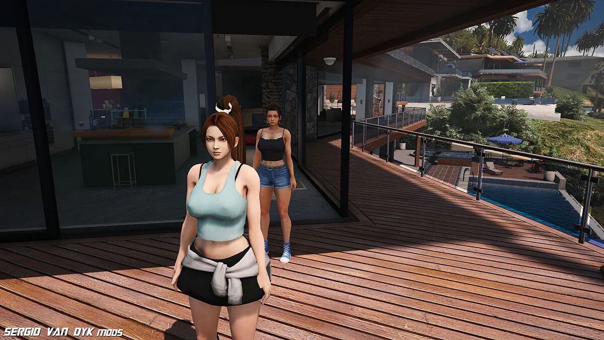 Классическая Джилл Валентайн (Мэй Ширануи) [Add-On Ped | Replace] / GTA 5