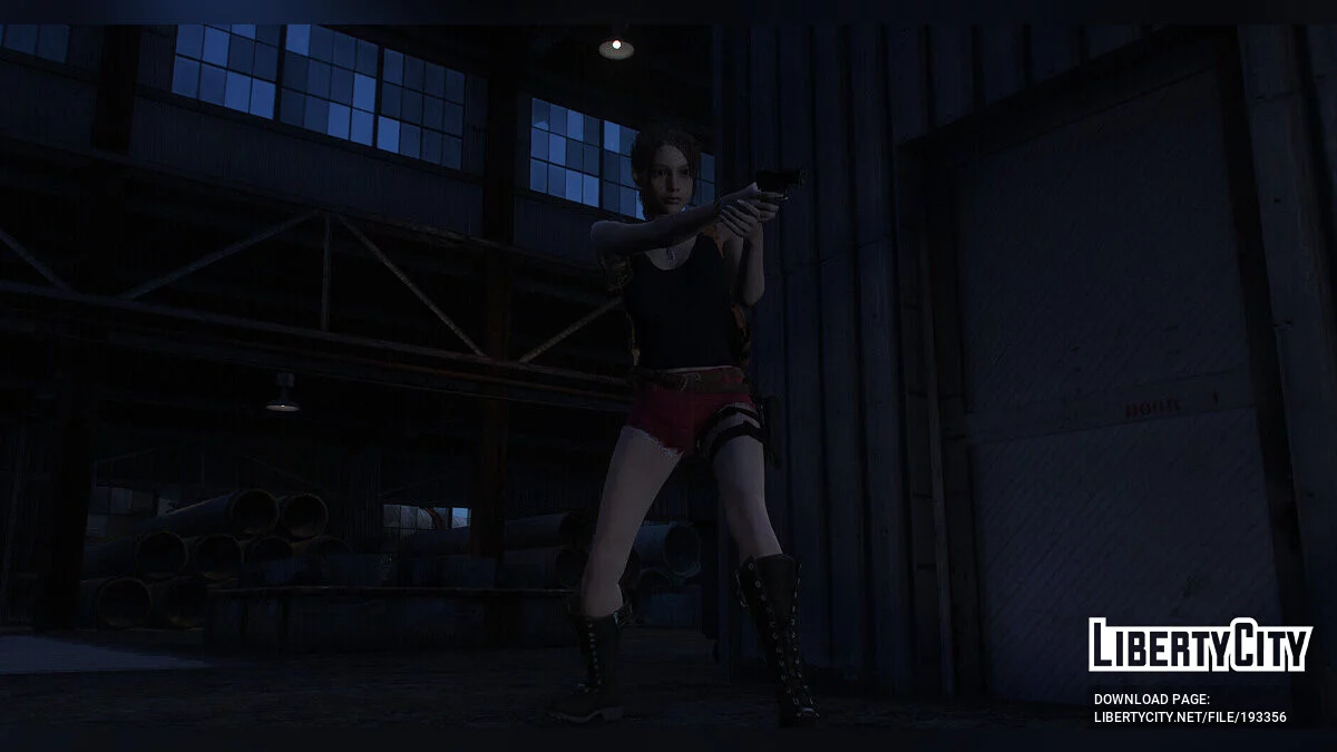 Клэр Рэдфилд из Resident Evil 2 Remake v1.5 / GTA 5
