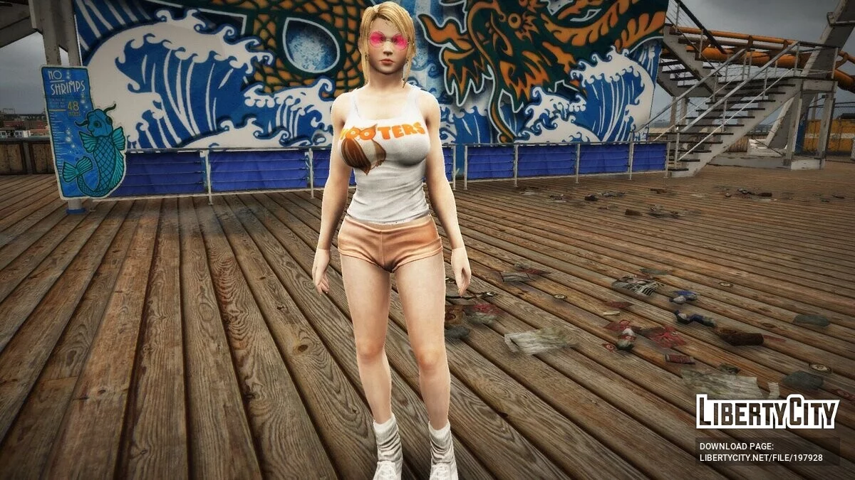 Девушка из DOA в повседневной одежде / GTA 5