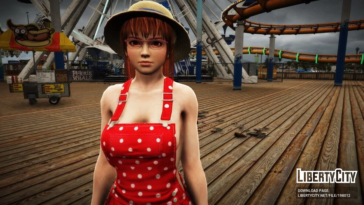 Касуми в повседневном платье из DOAR5 / GTA 5