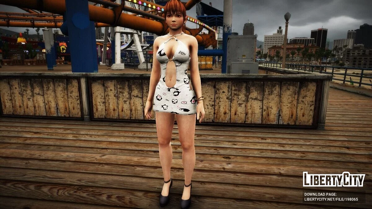 Касуми в повседневном платье / GTA 5