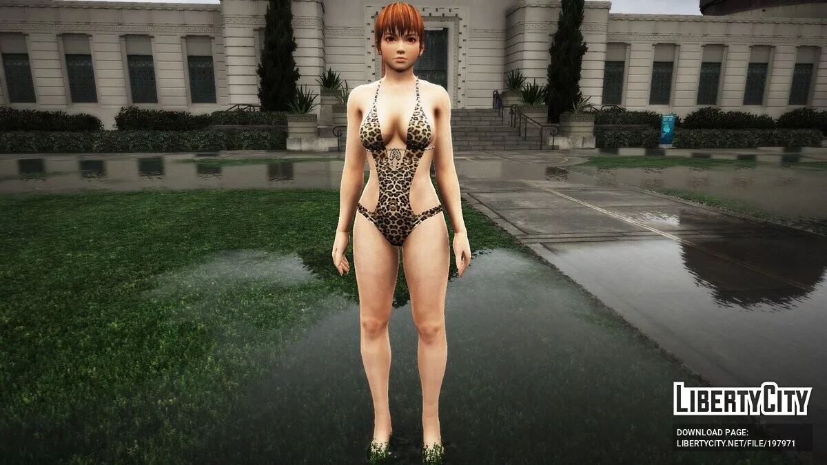 Касуми в закрытом купальнике / GTA 5