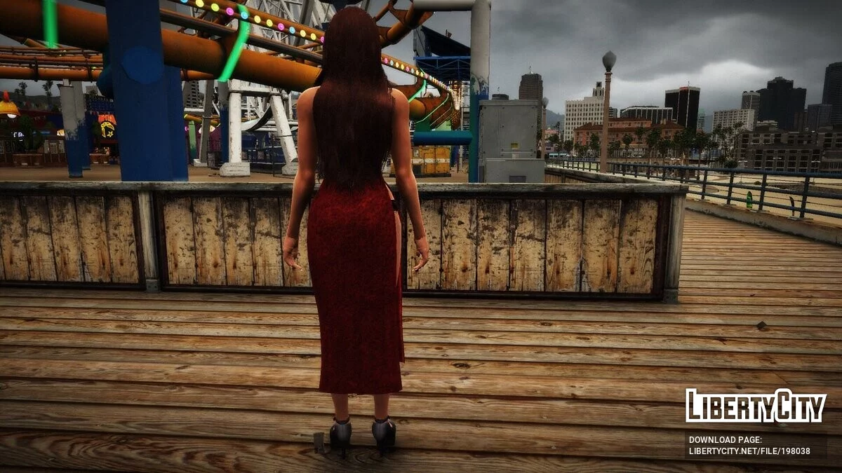 Лиза Хэмилтон в люксовом платье / GTA 5