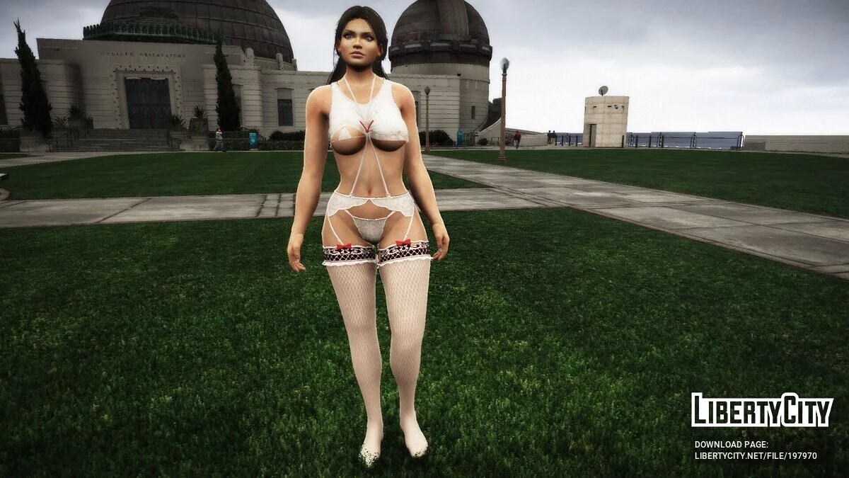 Лиза в сексуальном наряде / GTA 5