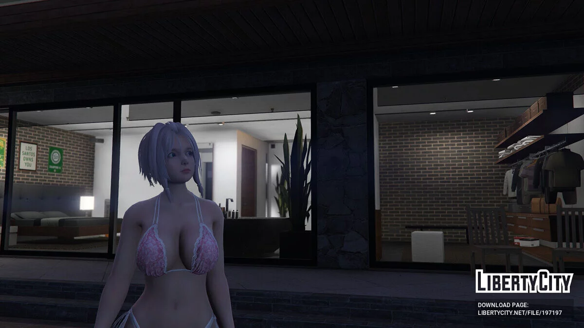 Луна из DOAX3 в бикини / GTA 5