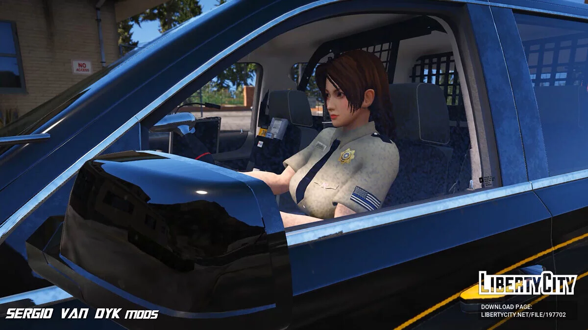 Маи Ширануи в форме офицера полиции/шерифа / GTA 5