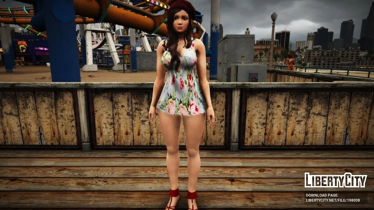 Мэй в различной одежде + топлес / GTA 5
