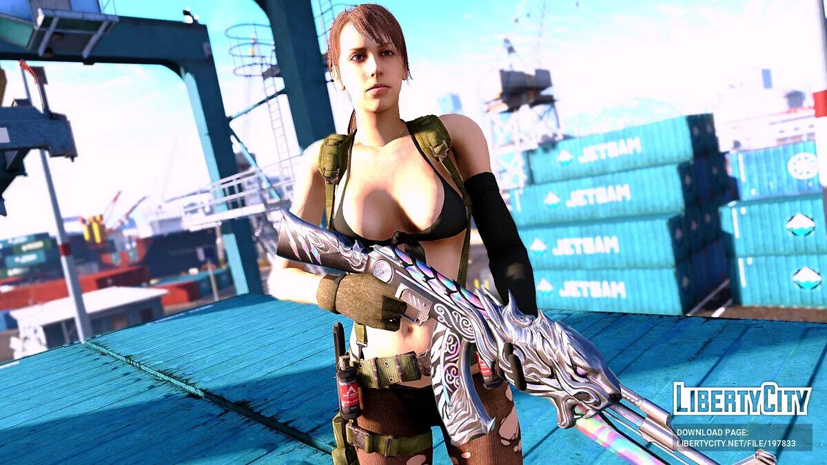 Молчунья из Metal Gear Solid V / GTA 5