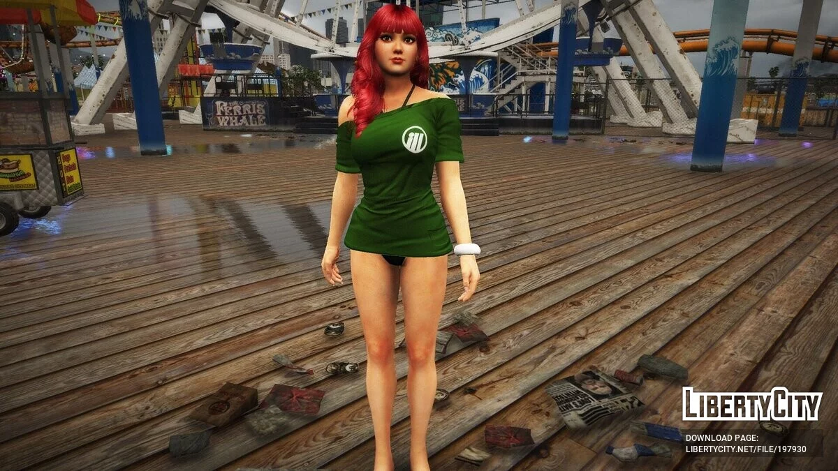 Момиджи из DOA5 в бикини / GTA 5