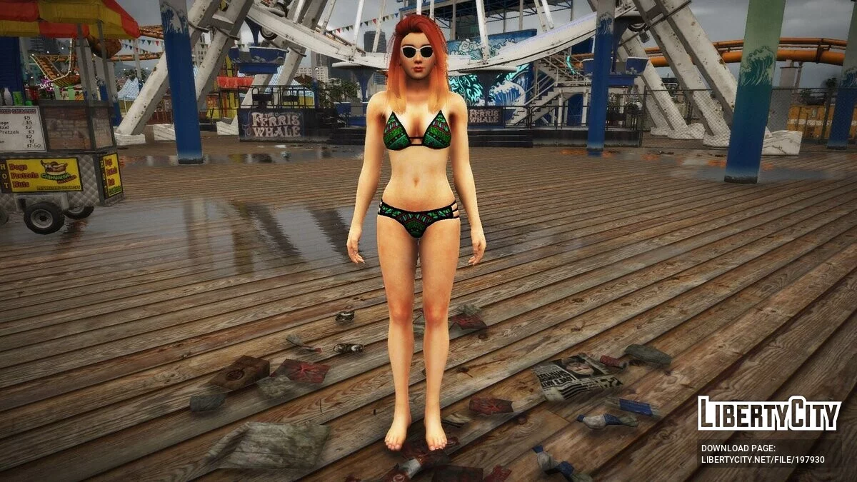 Момиджи из DOA5 в бикини / GTA 5