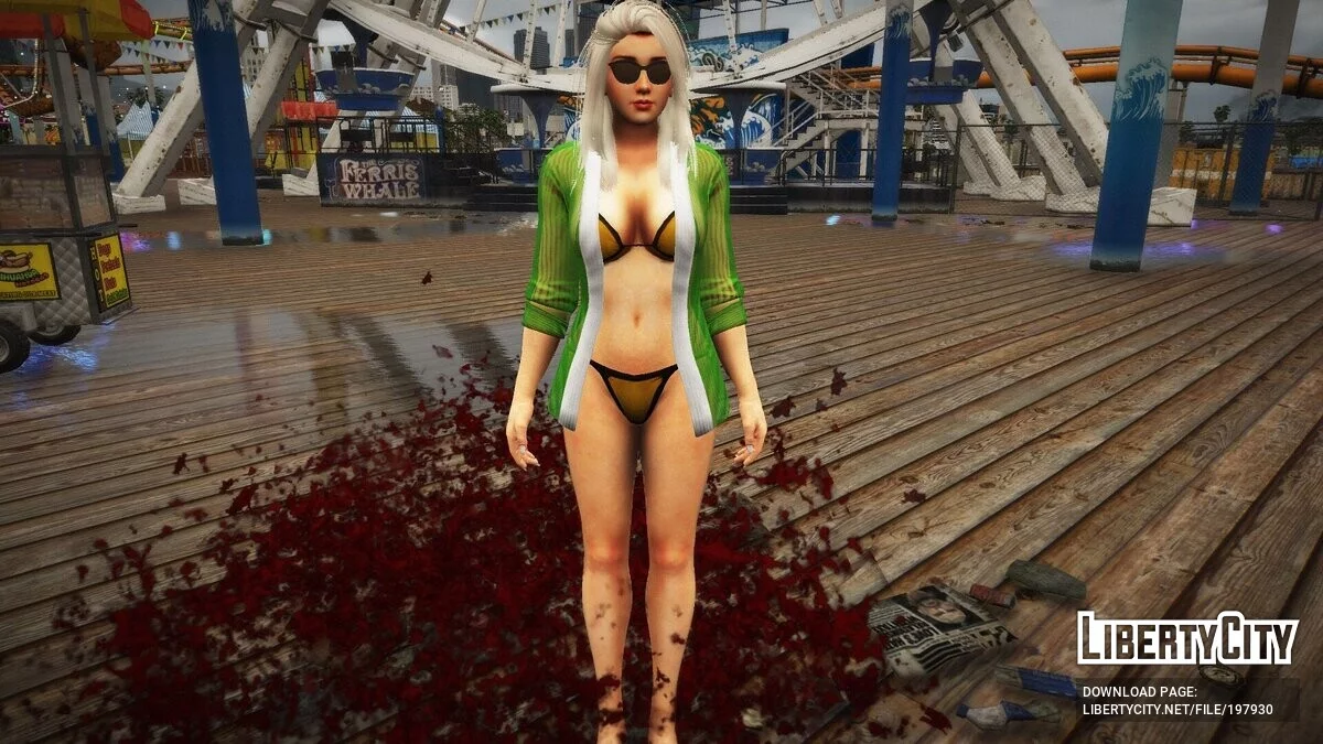 Момиджи из DOA5 в бикини / GTA 5