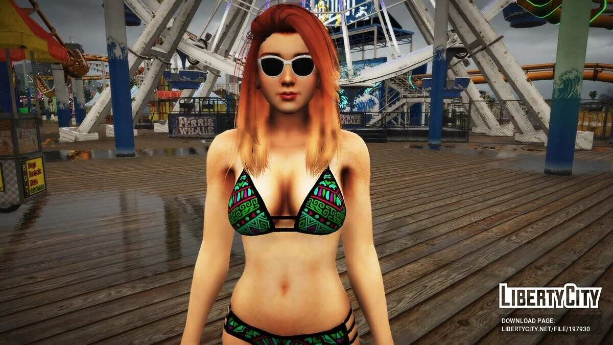 Момиджи из DOA5 в бикини / GTA 5