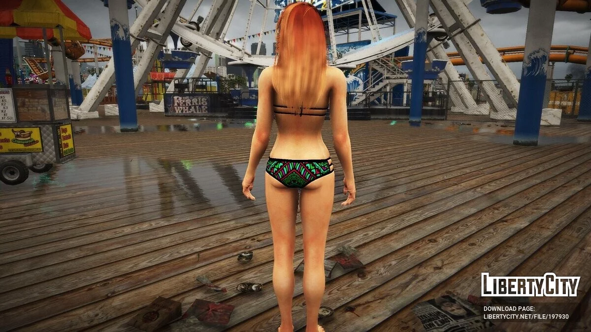 Момиджи из DOA5 в бикини / GTA 5