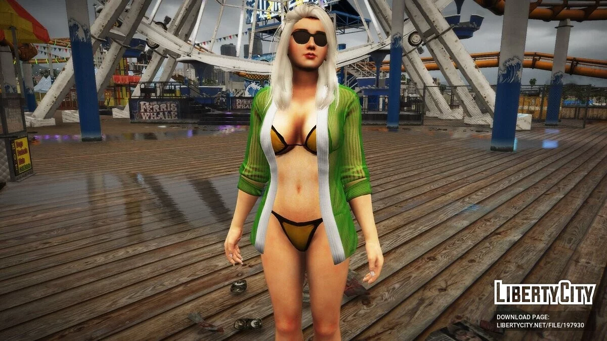 Момиджи из DOA5 в бикини / GTA 5