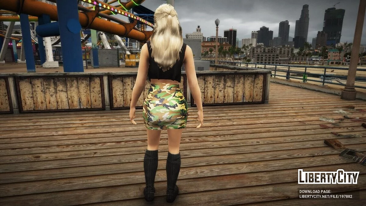 Виктория в повседневной одежде / GTA 5