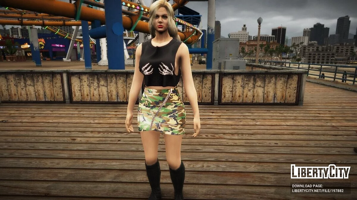 Виктория в повседневной одежде / GTA 5