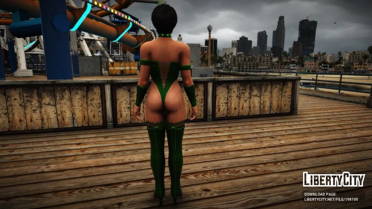 Лиза из DOA в сексуальном наряде / GTA 5