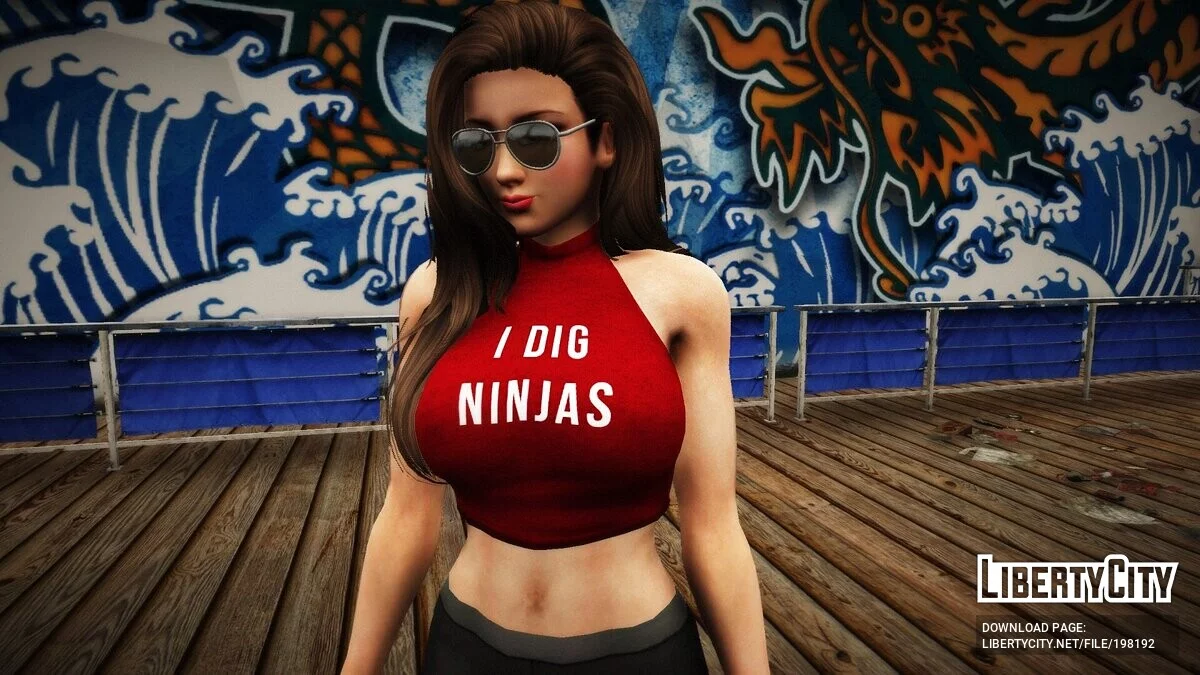 Мэй в новом повседневном наряде / GTA 5