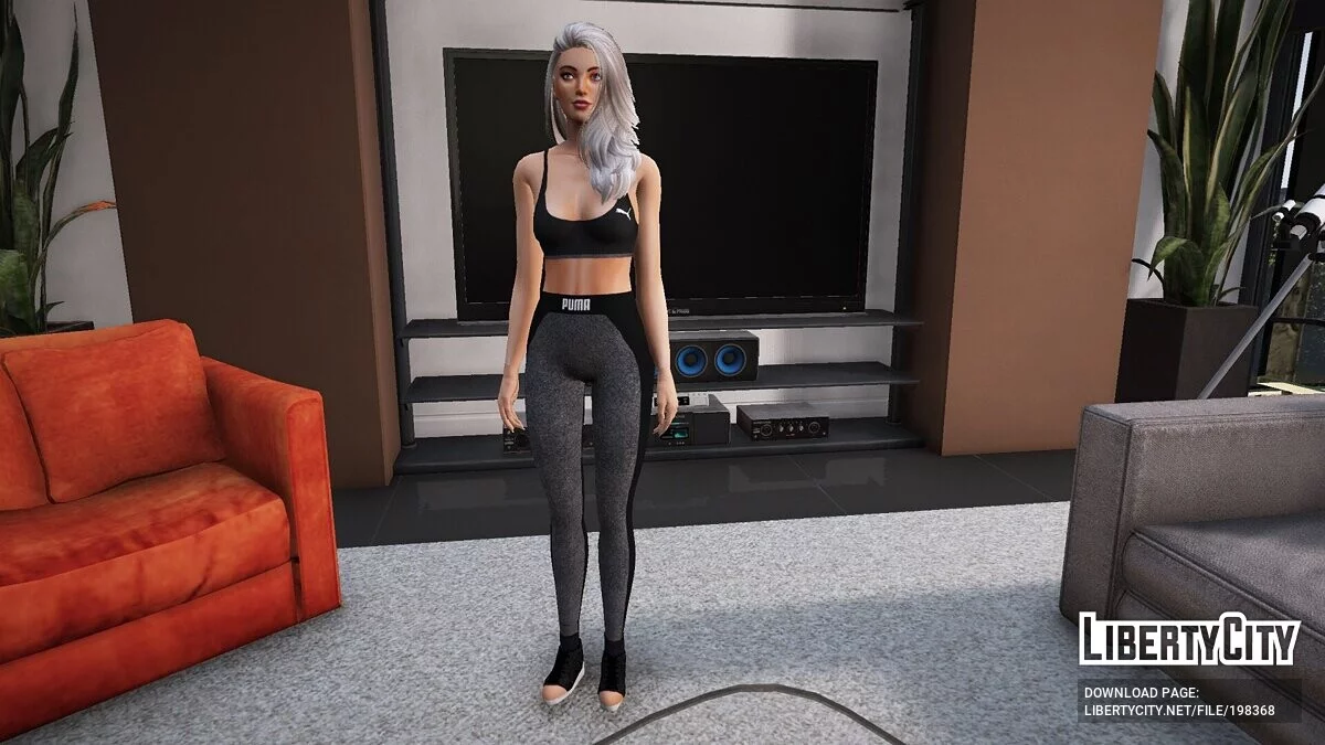 Новые леггинсы Адидас и Пума для Ланы из Sims / GTA 5