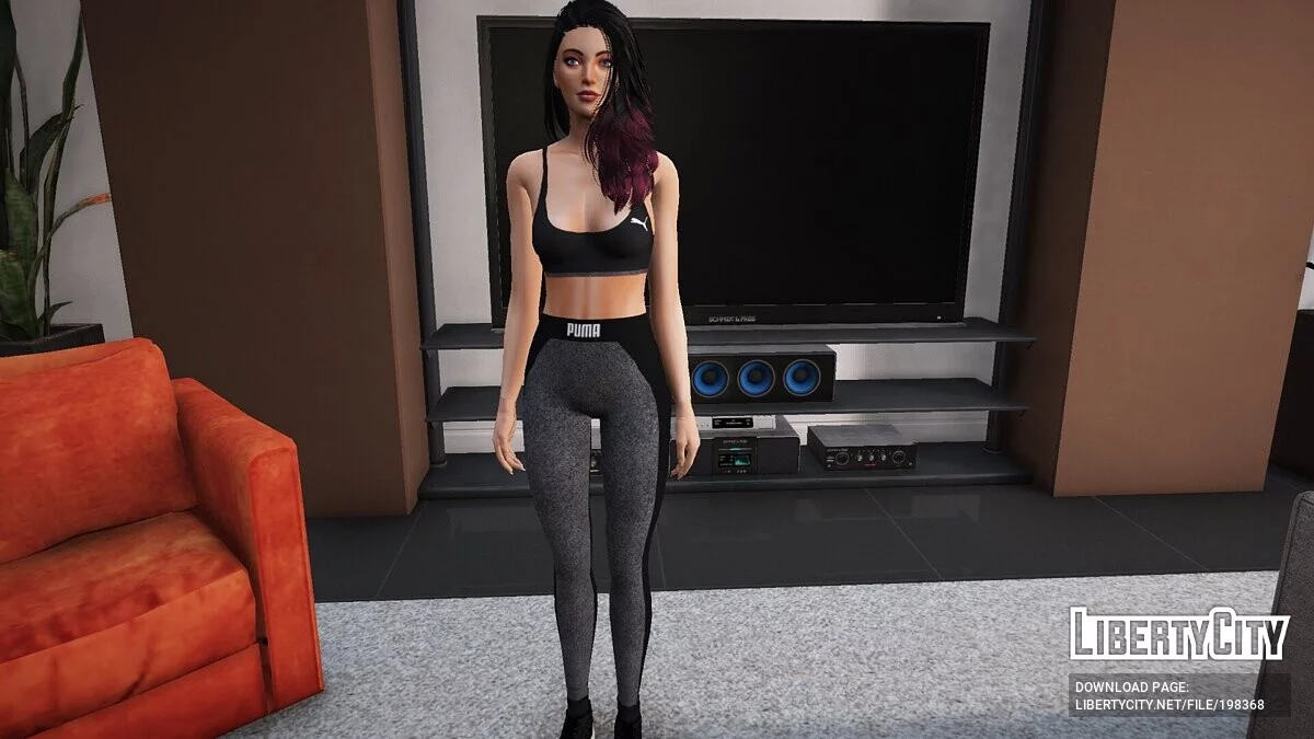 Новые леггинсы Адидас и Пума для Ланы из Sims / GTA 5