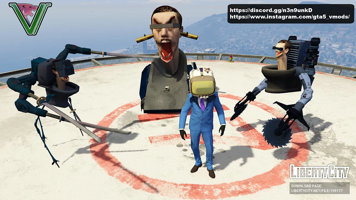Skibidi Toilet TV Man 1.0 / GTA 5