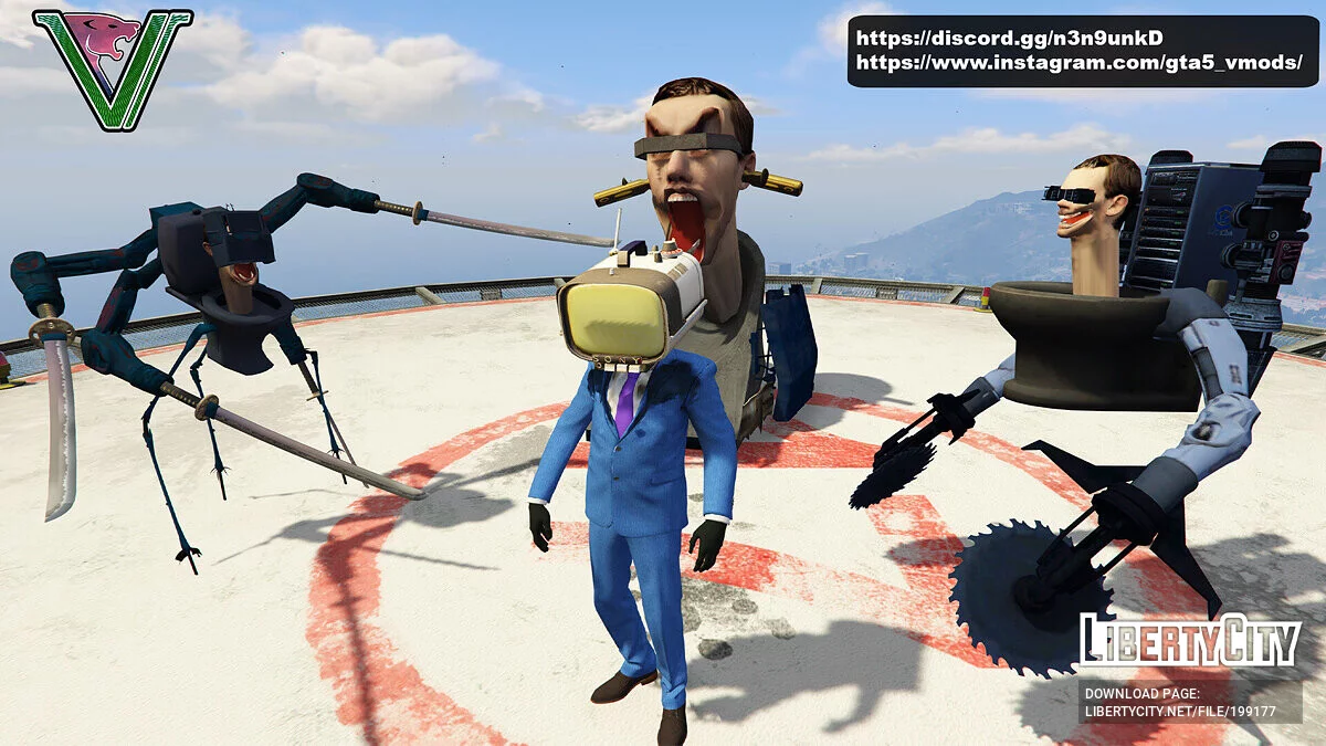 Skibidi Toilet TV Man 1.0 / GTA 5