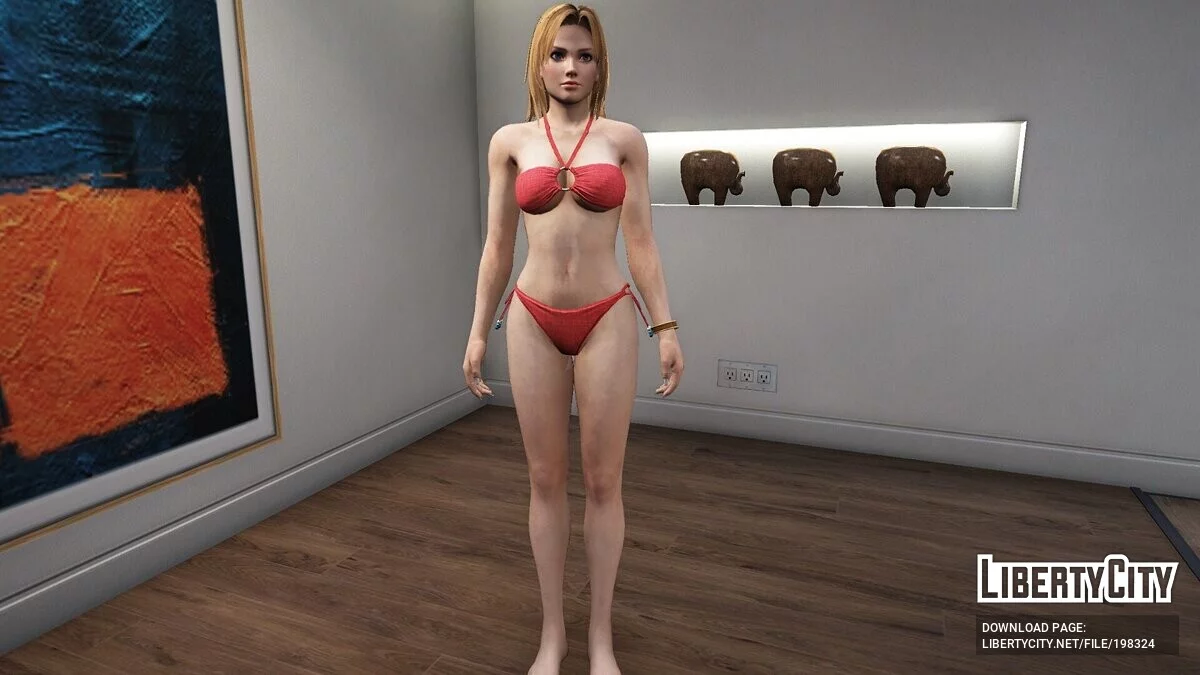 Тина в бикини из DOA / GTA 5