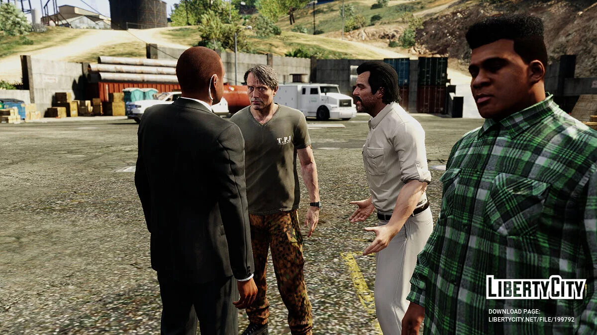 Мадс Миккельсен на замену Тревора (Доработанный) / GTA 5